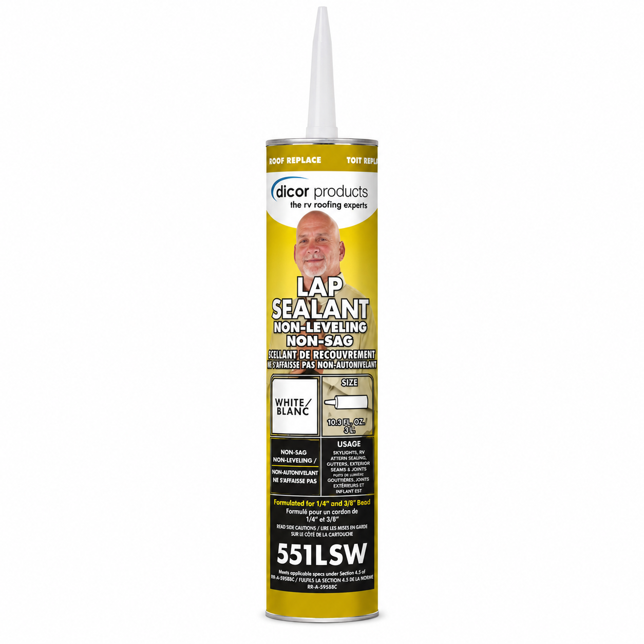 Dicor Non-Nivelant | Scellant pour joints et moulures de VR