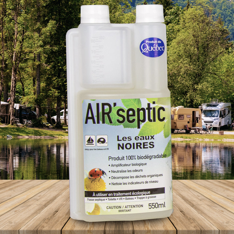AIR’Septic – Traitement biologique pour réservoirs VR, eaux noires et grises