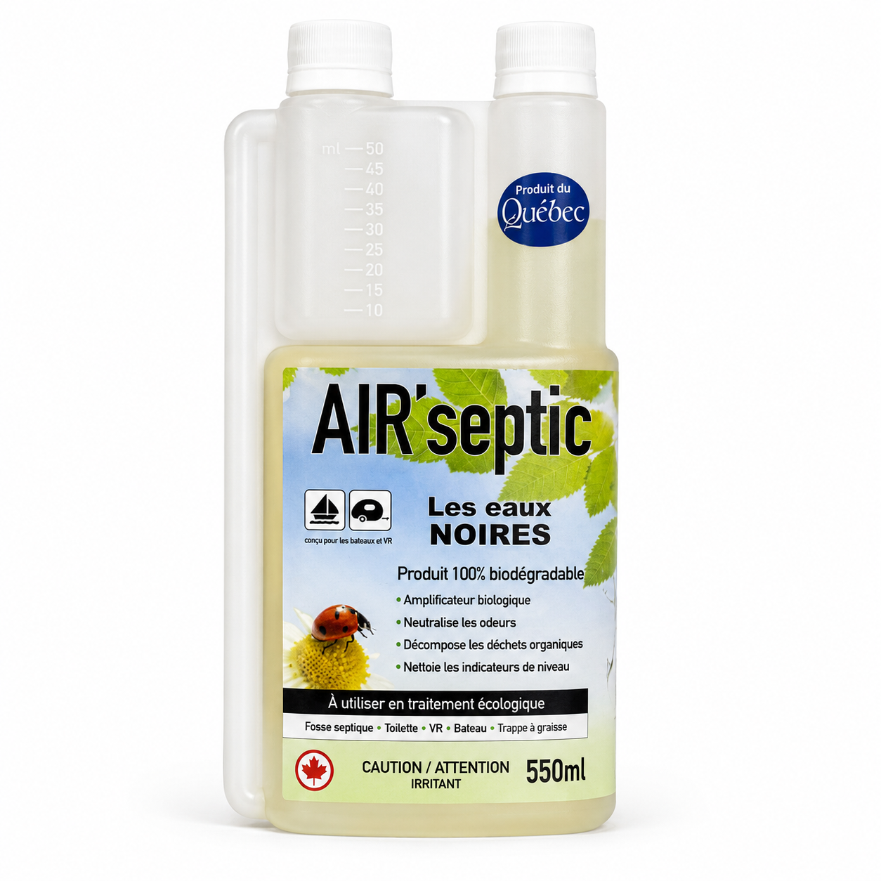 Airseptic | Traitement biologique pour réservoirs de VR