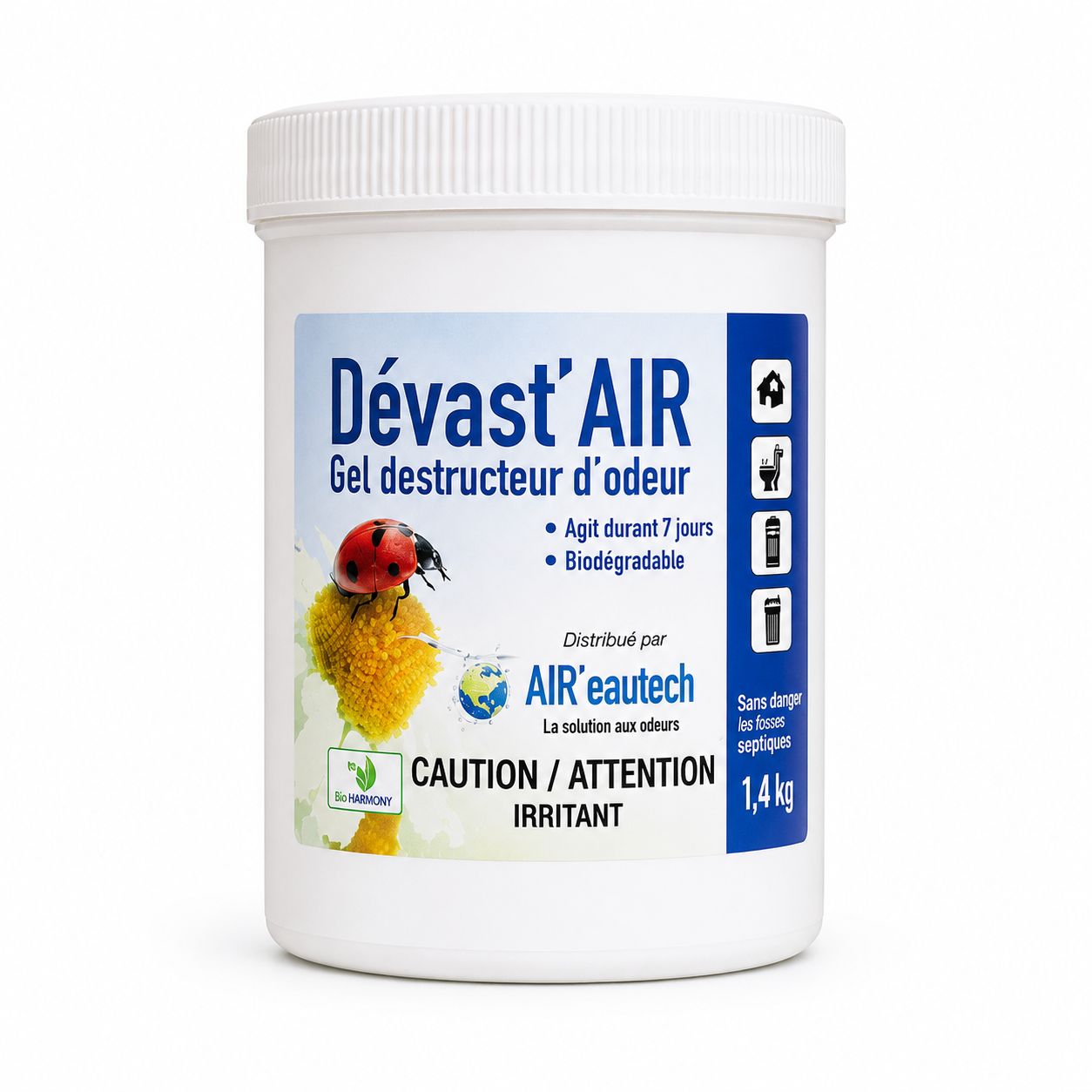 Dévast’AIR | Gel destructeur d’odeurs longue durée