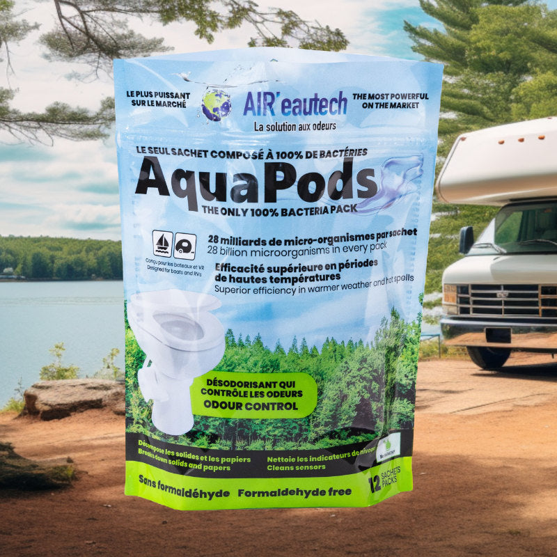 AquaPods – Sacs biologiques pour réservoirs VR eaux grises/noires